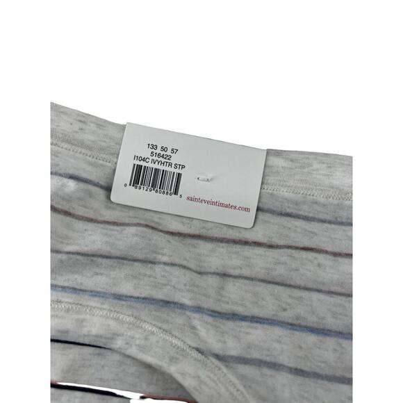 Saint Eve Hipster 516422 Ivory Heather Stripe Stripe Size Medium - Picture 5 of 7